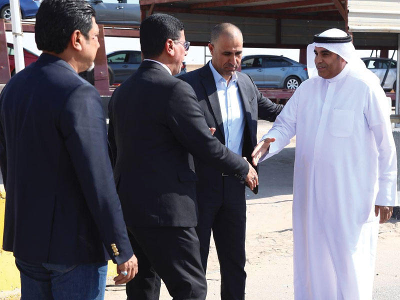 نائب رئيس الاتحاد الكويتي يصل إلى البصرة