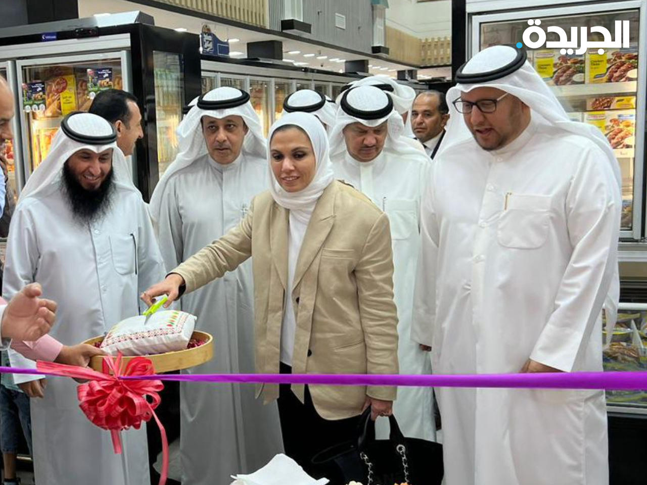 البغلي خلال افتتاح فرع الجمعية